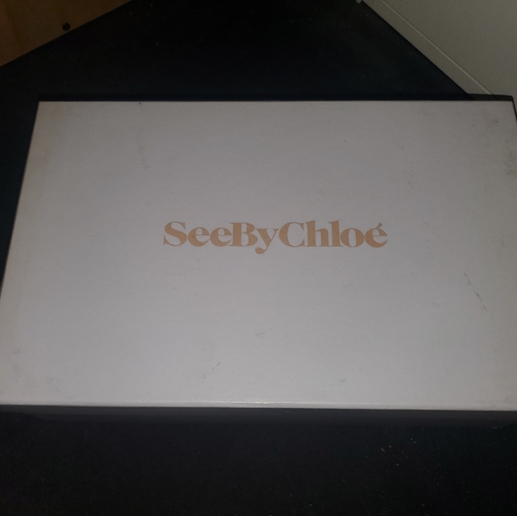 See by Chloe Leather Studded Stacked Heel Loafers RARE Black Colorway - Picture 12 of 12